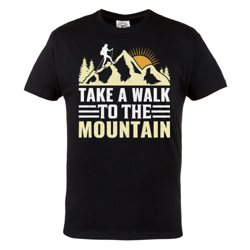 KOSZULKA DLA PODRÓŻNIKA TREKKING GÓRSKIE WYCIECZKI TAKE A WALK TO THE MOUNTAIN 1