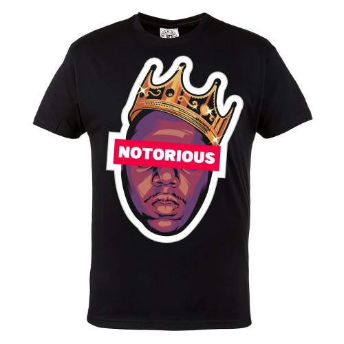 KOSZULKA MUZYCZNA RAPER NOTORIOUS B.I.G. KRÓL HIP-HOP 1