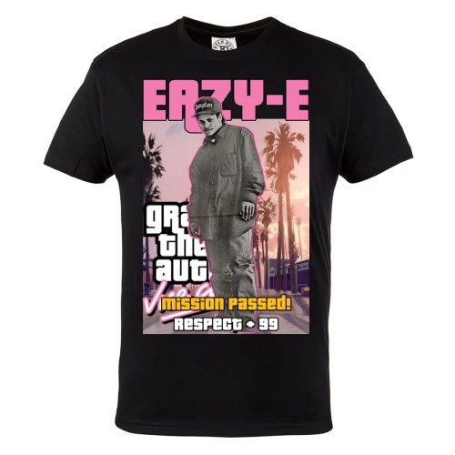 KOSZULKA MUZYCZNA RAPER EAZY-E GTA GRAND THEFT AUTO HIP-HOP
