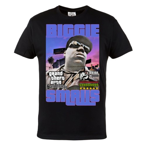 KOSZULKA MUZYCZNA RAPER BIGGIE SMALLS GTA GRAND THEFT AUTO HIP-HOP 1