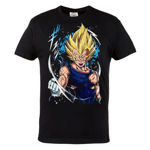 DRAGON BALL Z MĘSKA KOSZULKA Z NADRUKIEM DLA FANA MANGA ANIME VEGETA 1