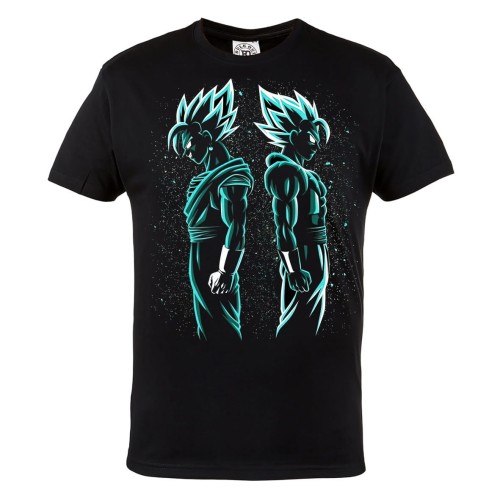 DRAGON BALL Z MĘSKA KOSZULKA Z NADRUKIEM DLA FANA MANGA ANIME GOGETA VEGETA GOKU