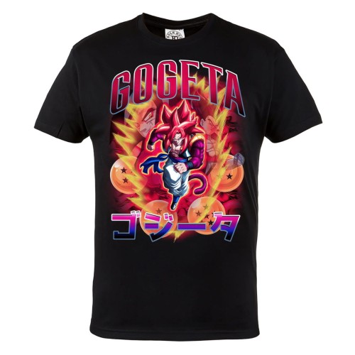 DRAGON BALL Z MĘSKA KOSZULKA Z NADRUKIEM DLA FANA MANGA ANIME GOGETA