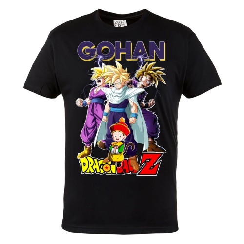 DRAGON BALL Z MĘSKA KOSZULKA Z NADRUKIEM DLA FANA MANGA ANIME GOHAN 1