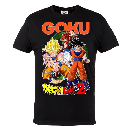 DRAGON BALL Z MĘSKA KOSZULKA Z NADRUKIEM DLA FANA MANGA ANIME GOKU