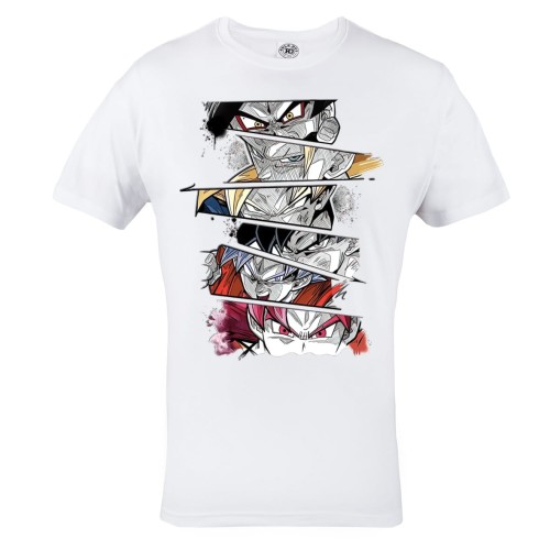 DRAGON BALL Z MĘSKA KOSZULKA Z NADRUKIEM DLA FANA MANGA ANIME POSTACIE 1