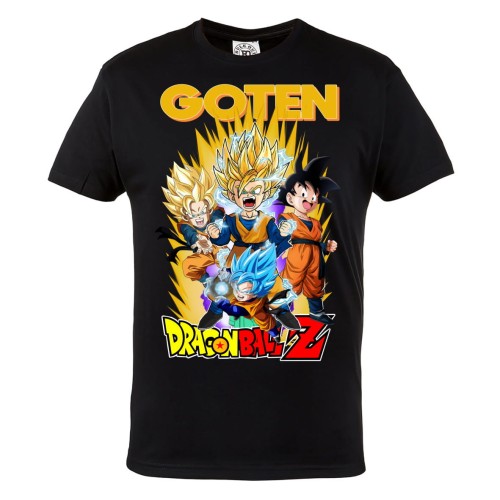 DRAGON BALL Z MĘSKA KOSZULKA Z NADRUKIEM DLA FANA MANGA ANIME GOTEN 1