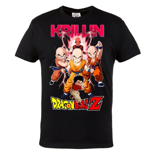 DRAGON BALL Z MĘSKA KOSZULKA Z NADRUKIEM DLA FANA MANGA ANIME KRILLIN 1