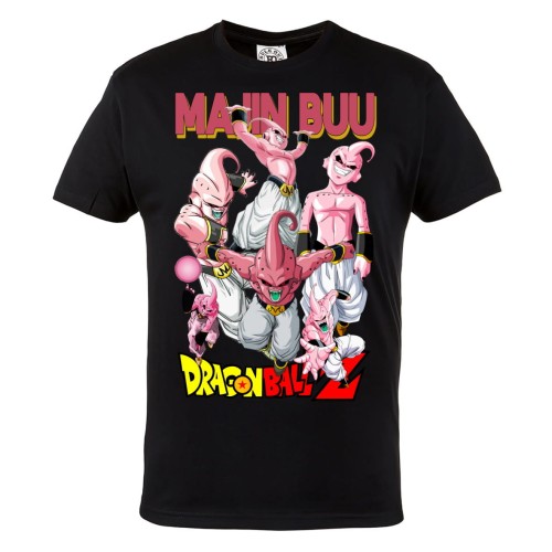 DRAGON BALL Z MĘSKA KOSZULKA Z NADRUKIEM DLA FANA MANGA ANIME MAJIN BUU