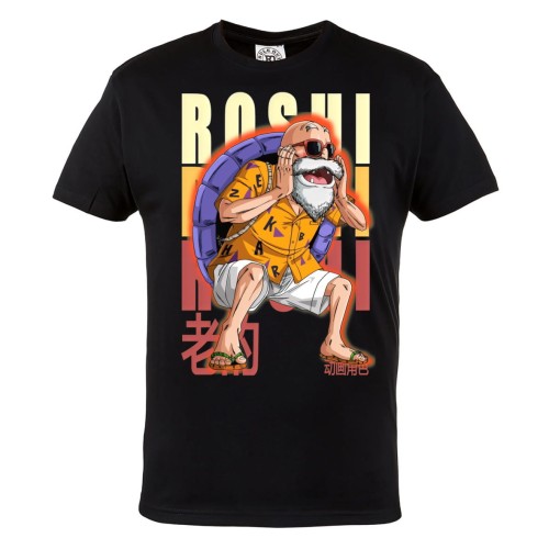DRAGON BALL MĘSKA KOSZULKA Z NADRUKIEM DLA FANA MANGA ANIME MASTER ROSHI 1