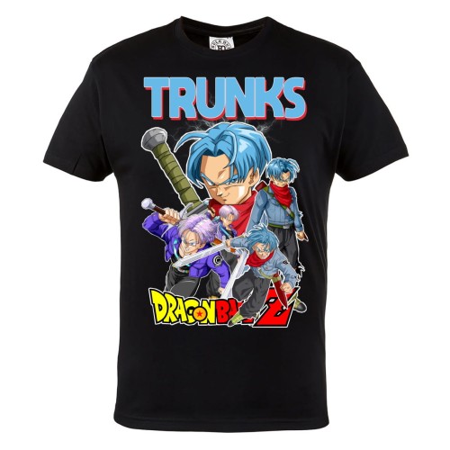DRAGON BALL Z MĘSKA KOSZULKA Z NADRUKIEM DLA FANA MANGA ANIME TRUNKS