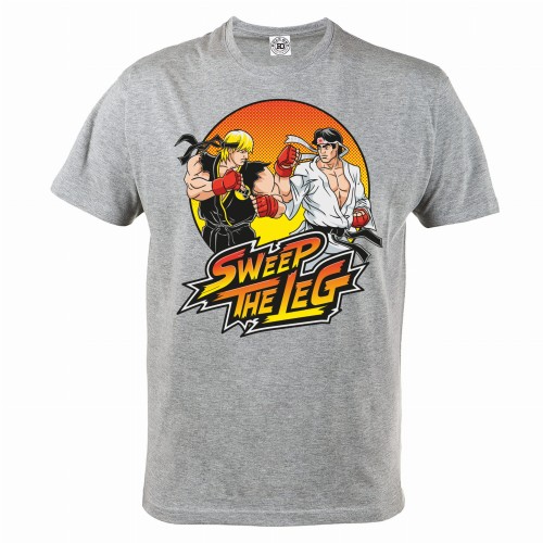 MĘSKA KOSZULKA Z NADRUKIEM SERIAL COBRA KAI KARATE KID SWEEP THE LEG