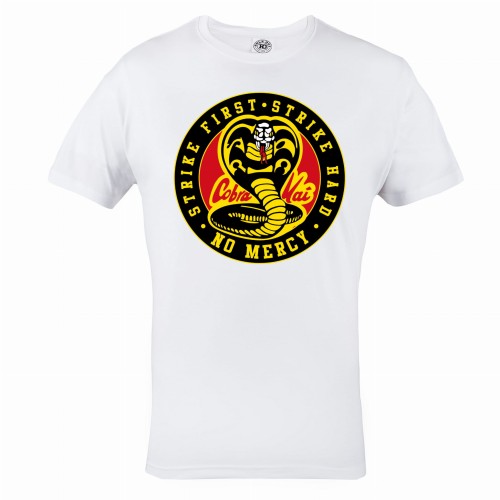 MĘSKA KOSZULKA Z NADRUKIEM SERIAL COBRA KAI KARATE KID NO MERCY