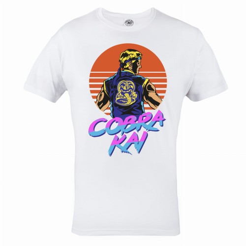 MĘSKA KOSZULKA Z NADRUKIEM SERIAL COBRA KAI KARATE KID 1