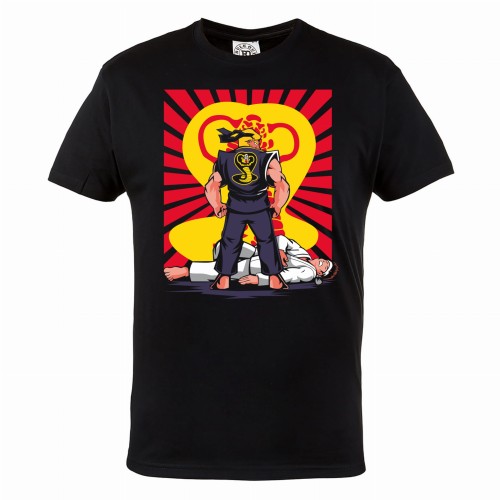 MĘSKA KOSZULKA Z NADRUKIEM SERIAL COBRA KAI KARATE KID 1