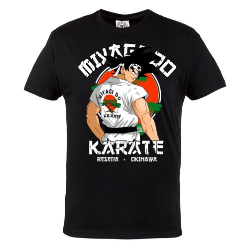 MĘSKA KOSZULKA Z NADRUKIEM SERIAL COBRA KAI KARATE KID MIYAGI-DO KARATE SON GOKU  1