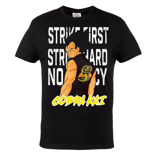 MĘSKA KOSZULKA Z NADRUKIEM SERIAL COBRA KAI KARATE KID VEGETA