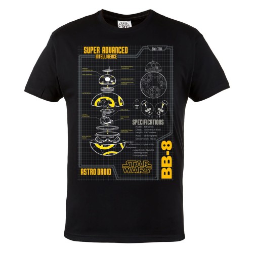KOSZULKA STAR WARS GWIEZDNE WOJNY BB-8 SUPER ADVANCED INTELLIGENCE 1