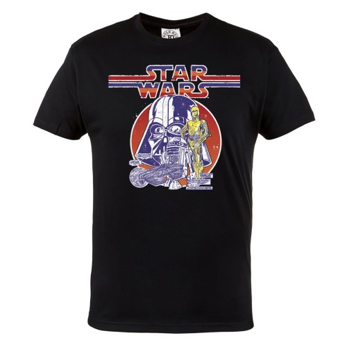 KOSZULKA STAR WARS GWIEZDNE WOJNY DARTH VADER R2D2 C3PO 1
