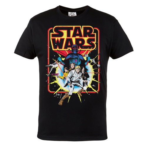 KOSZULKA STAR WARS GWIEZDNE WOJNY BOHATEROWIE SKYWALKER LEIA VADER 1