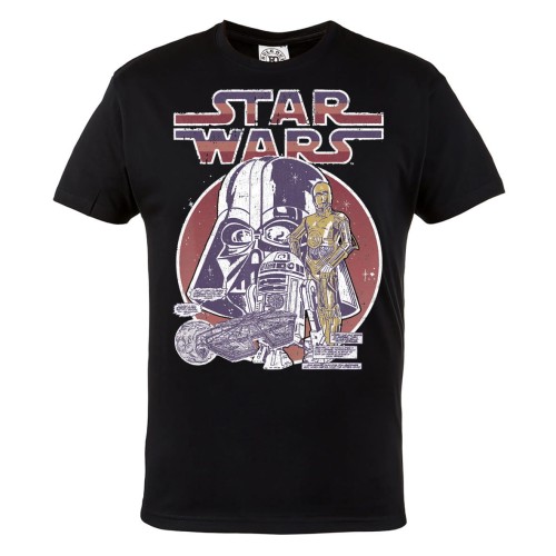 KOSZULKA STAR WARS GWIEZDNE WOJNY VADER R2-D2 C-3PO