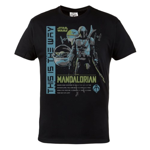 KOSZULKA STAR WARS GWIEZDNE WOJNY SERIAL THE MANDALORIAN GROGU THIS IS THE WAY