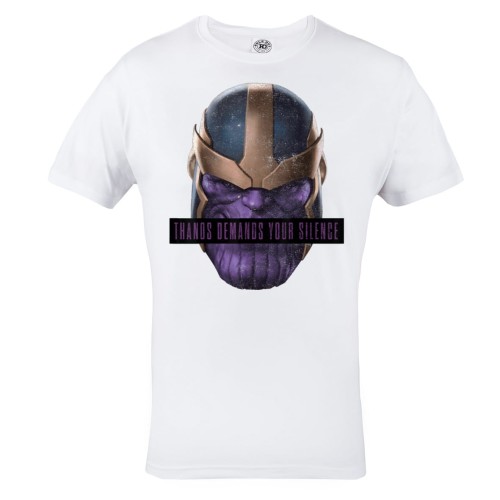 KOSZULKA FILMOWA MAVEL AVENGERS THANOS DEMANDS YOUR SILENCE
