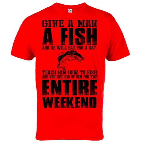 KOSZULKA GIVE A MAN A FISH AND HE WILL EAT FOR A DAY 5