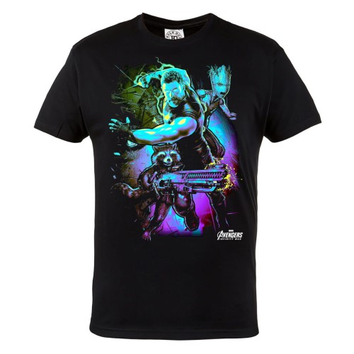 KOSZULKA FILMOWA UNIVERSUM MAVEL AVENGERS INFINITY WAR WOJNA BEZ GRANIC THOR GROOT ROCKET