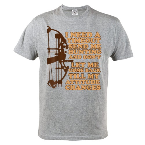 KOSZULKA DLA MYŚLIWEGO MYŚLIWY KUSZA I NEED A TIMEOUT HUNTING 1