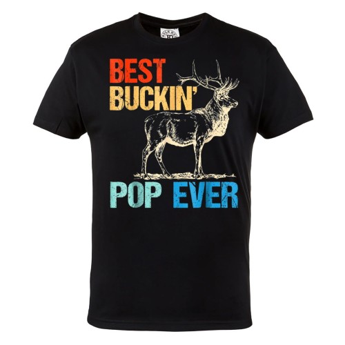 KOSZULKA DLA MYŚLIWEGO MYŚLIWY JELEŃ BEST BUCKIN' POP EVER 1