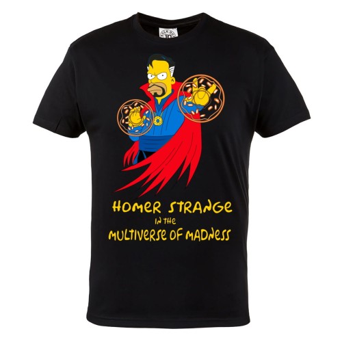 KOSZULKA FILMOWA DOCTOR STRANGE MARVEL SIMPSON HOMER STRANGE IN THE MULTIVERSE OF MADNESS 1