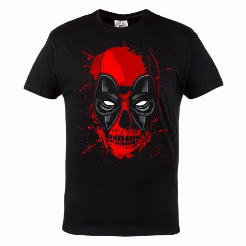 KOSZULKA MĘSKA FILMOWA DEADPOOL MARVEL CZASZKA