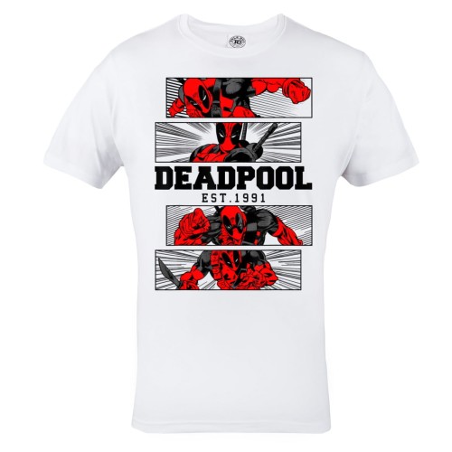 KOSZULKA MĘSKA FILMOWA DEADPOOL MARVEL DLA FANA 1