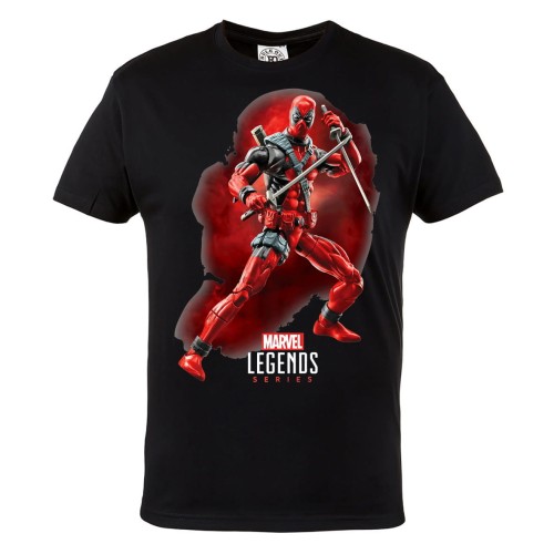 KOSZULKA MĘSKA FILMOWA MARVEL LEGENDS DLA FANA DEADPOOL