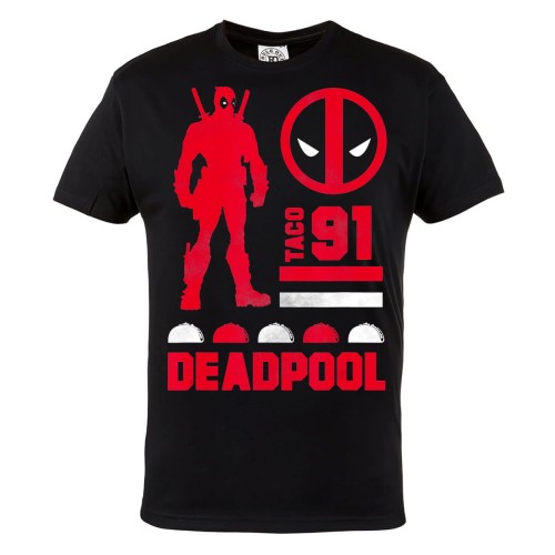 KOSZULKA MĘSKA FILMOWA MARVEL LEGENDS DLA FANA DEADPOOL TACO