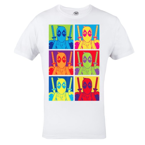 KOSZULKA MĘSKA FILMOWA DEADPOOL MARVEL DLA FANA 1