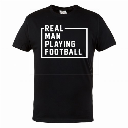 KOSZULKA PIŁKA NOŻNA PRAWDZIWY MĘŻCZYZNA REAL MEN PLAYING FOOTBALL 1