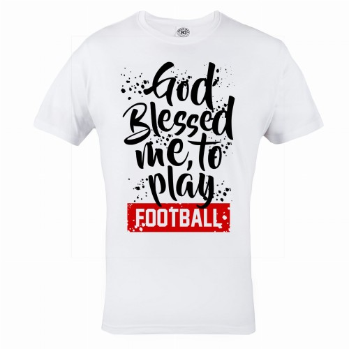KOSZULKA PIŁKA NOŻNA GOD BLESSED ME TO PLAY FOOTBALL 1