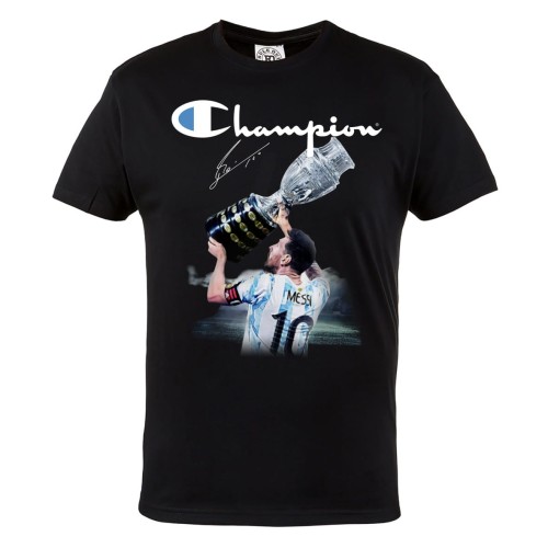 KOSZULKA PIŁKA NOŻNA PIŁKARZ LIONEL MESSI ARGENTYNA CHAMPION AUTOGRAF 1