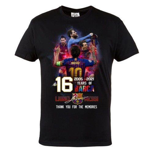 KOSZULKA PIŁKA NOŻNA PIŁKARZ MESSI BARCA THANK YOU FOR THE MEMORIES 1