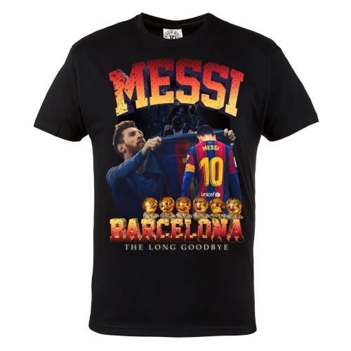 KOSZULKA PIŁKA NOŻNA PIŁKARZ LEO MESSI BARCELONA THE LONG GOODBYE 1