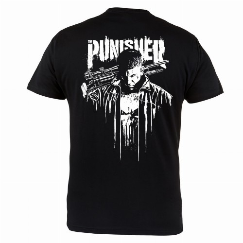 KOSZULKA MĘSKA MARVEL PUNISHER FRANK CASTLE CZASZKA 1