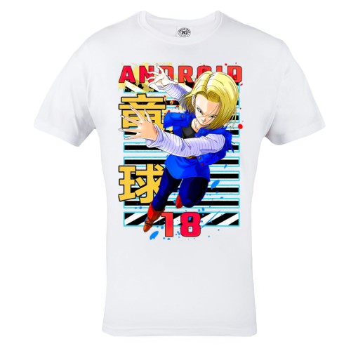 KOSZULKA DRAGON BALL Z MANGA ANIME ANDROID 18 CYBORG