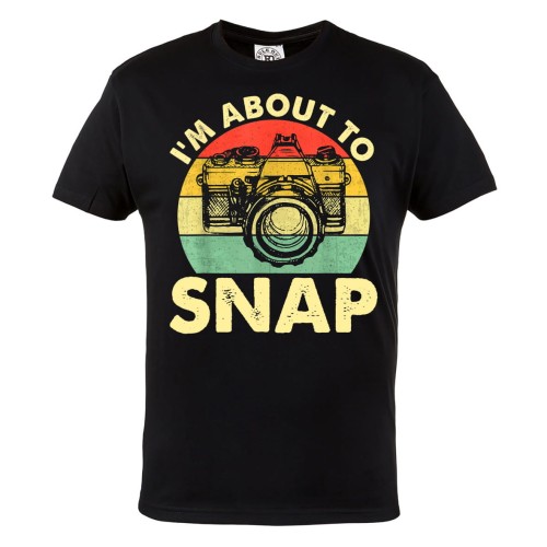 KOSZULKA DLA FOTOGRAFA FOTOGRAFIA APARAT FOTOGRAFICZNY I'M ABOUT TO SNAP 1