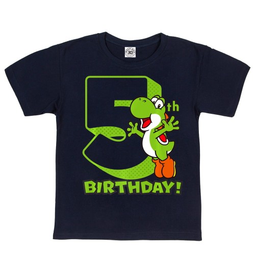 DZIECIĘCA KOSZULKA PREZENT NA 5 URODZINY WESOŁY DINOZAUR 5TH BIRTHDAY