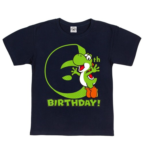 DZIECIĘCA KOSZULKA PREZENT NA 6 URODZINY WESOŁY DINOZAUR 6TH BIRTHDAY 1