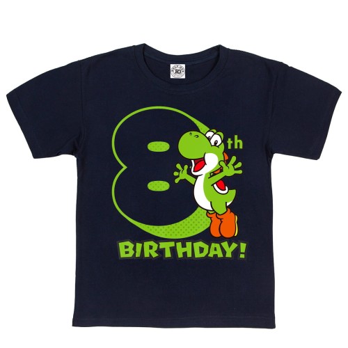 DZIECIĘCA KOSZULKA PREZENT NA 8 URODZINY WESOŁY DINOZAUR 8TH BIRTHDAY