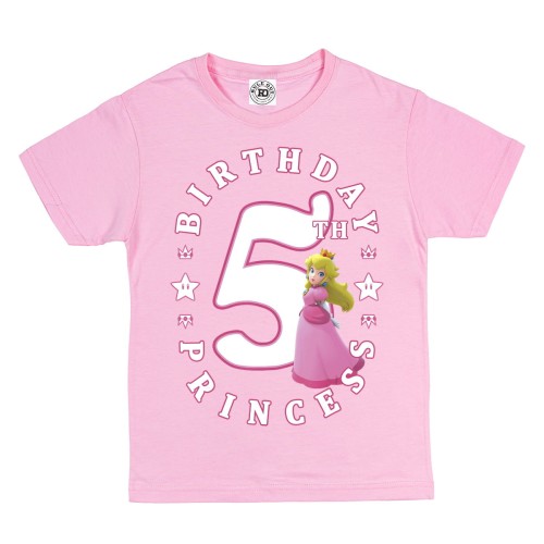 DZIECIĘCA KOSZULKA PREZENT NA 5 URODZINY DLA DZIEWCZYNKI KSIĘŻNICZKA BIRTHDAY PRINCESS 1