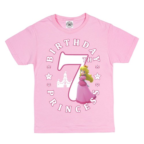 DZIECIĘCA KOSZULKA PREZENT NA 7 URODZINY DLA DZIEWCZYNKI KSIĘŻNICZKA BIRTHDAY PRINCESS
